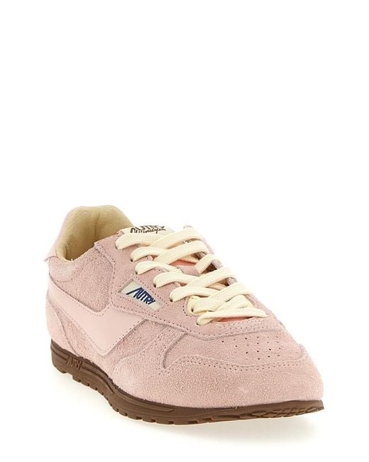 Autry Pink Windspin' Sneakers
