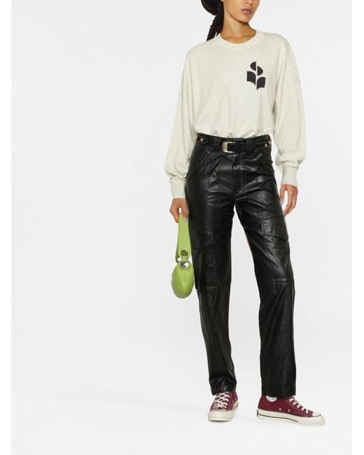 Isabel Marant White Crewneck Pullover