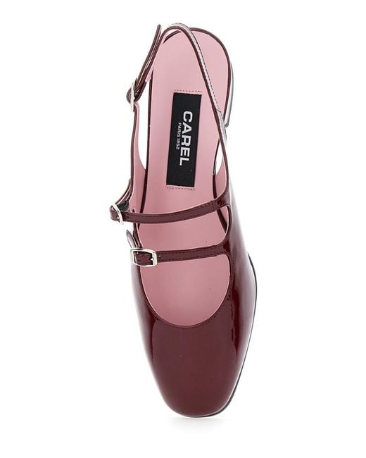 CAREL PARIS Brown Leather Pumps