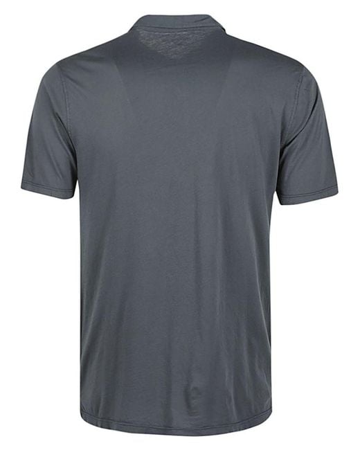 Hartford Gray Cotton Polo Shirt for men