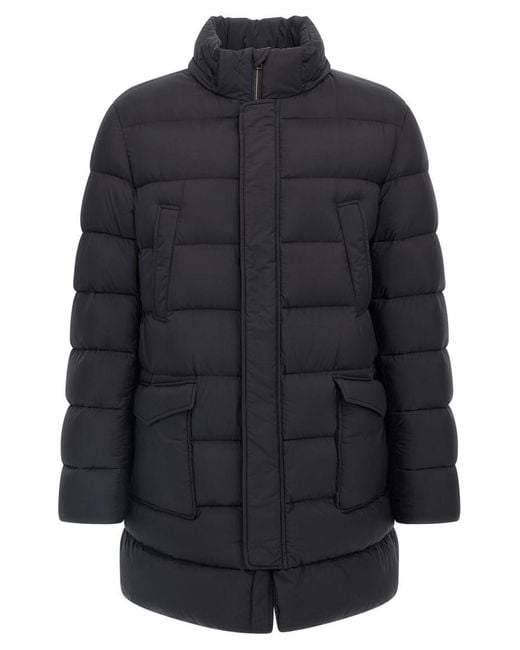 Herno Blue Parka Hood Jacket for men