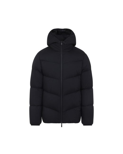 Moncler Blue Front Zipper Hoodie for men