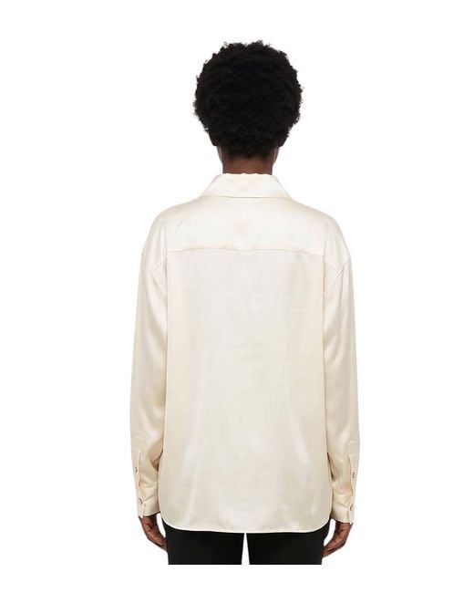 Jil Sander White Loose Solid Shirt