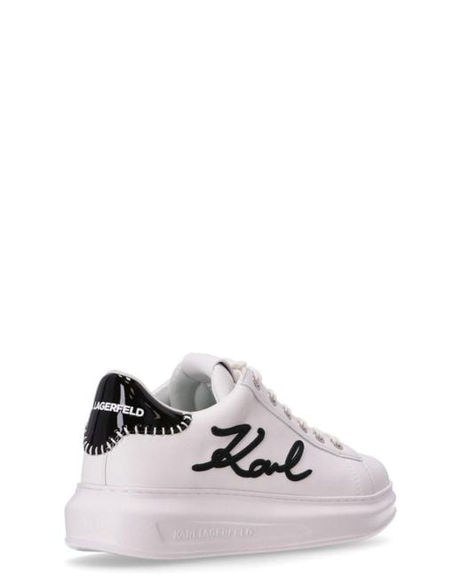 Karl Lagerfeld White Logo Sneakers
