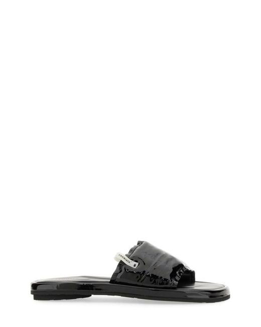 Premiata Black Logo Flats