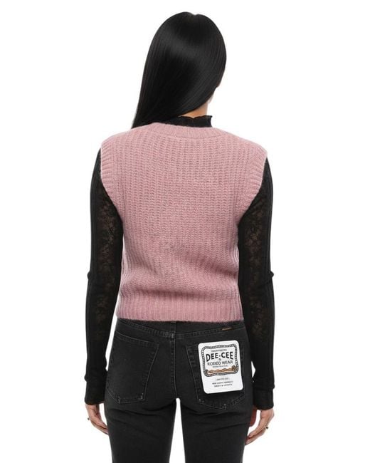 Rodebjer Black Knitted V Neck Sweater