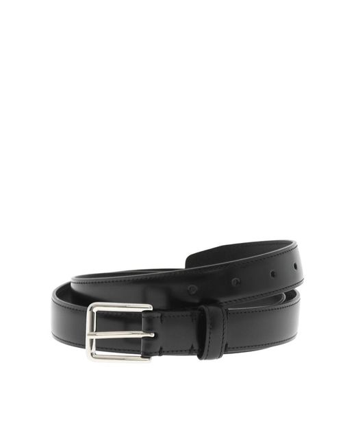 DSquared² White Solid Formal Belt for men