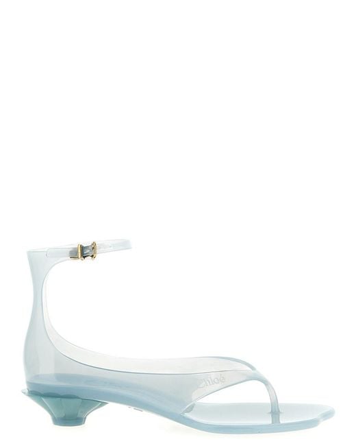 Chloé White Chloã 'Chloã Jelly' Sandals