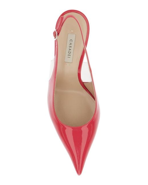 Casadei Pink Slingback Pumps