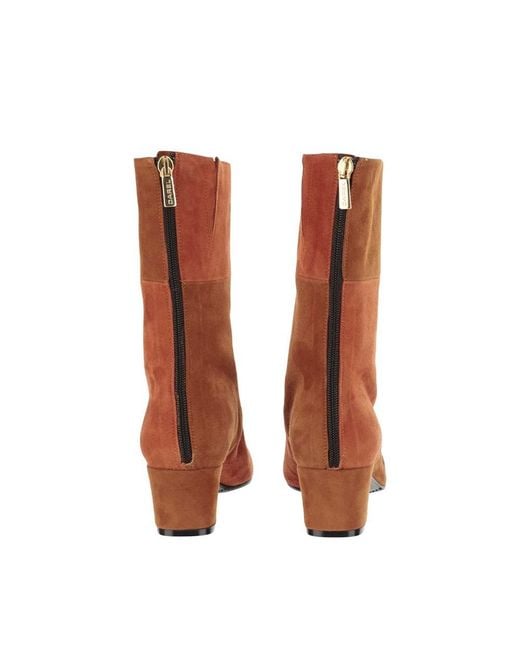 CAREL PARIS Brown Patchwork Boots