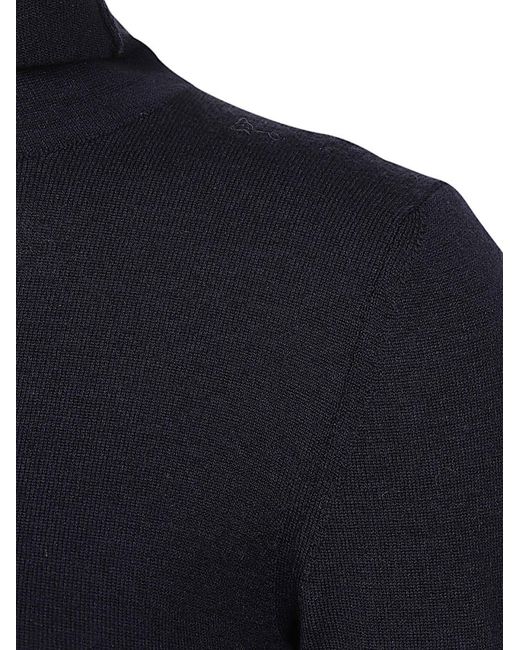 Base London Blue Highneck Pullover