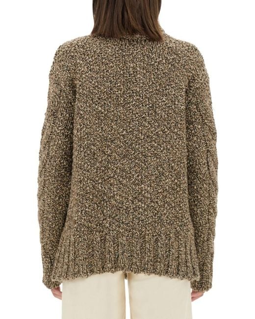 Kiton Green Knitted Turtle Neck Sweater