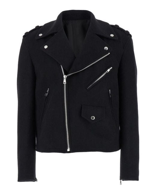 Balmain Black Woolen Jacket for men