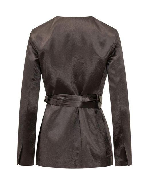 Boss Black Solid V Neck Blazer