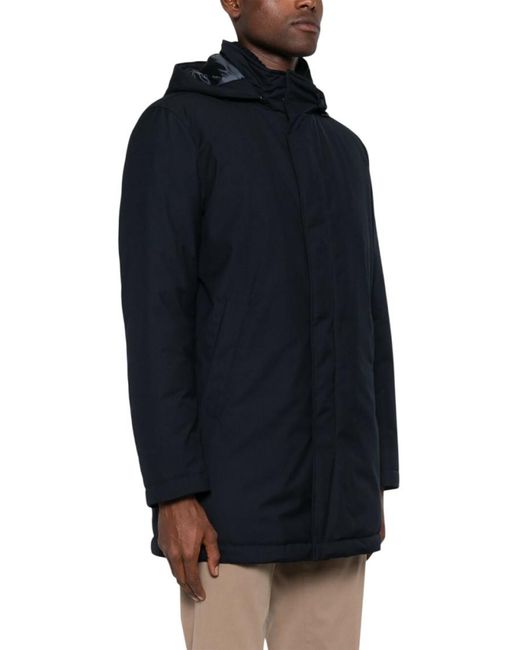 Herno Blue Hood Jacket for men