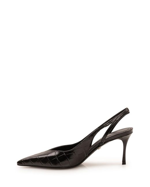 Ferragamo Black Slingback Pumps