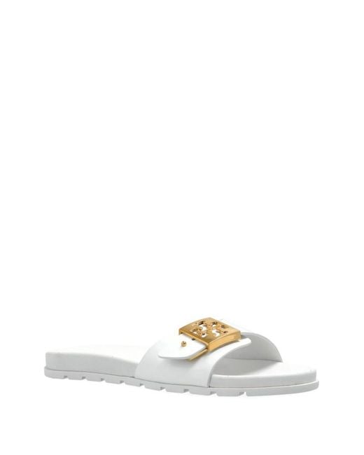 Tory Burch White Sandals