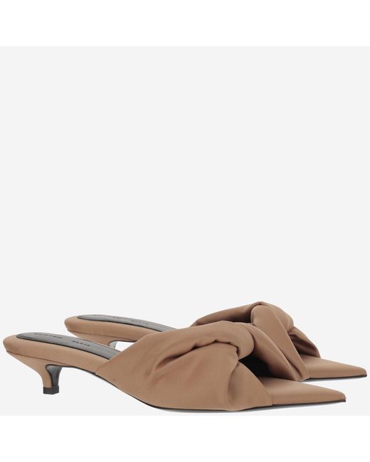 Carven Brown Slip On Heels