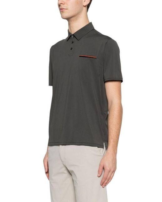 Rrd Black Regular Polos for men