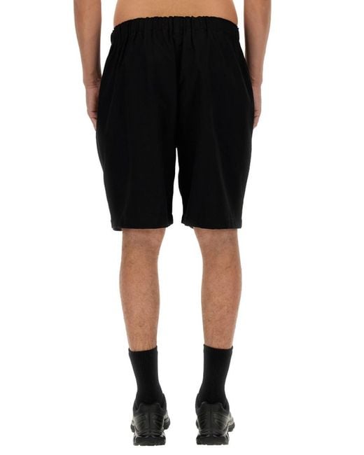 South2 West8 Black Solid Shorts for men