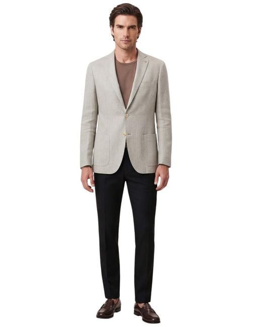 Corneliani Gray Light Textured Blazer for men