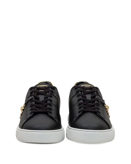 Versace Black Sneakers With Detail for men