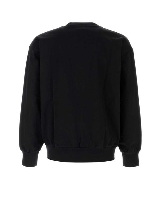 Boss Black Cotton Sweatshirt for men