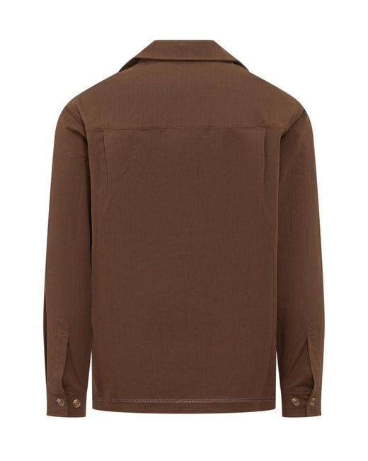 Drole de Monsieur Brown Regular Solid Shirt for men