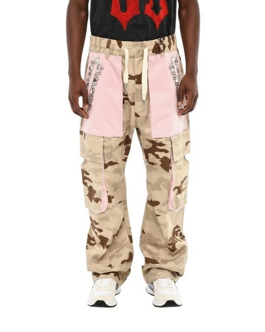 DSquared² Natural Relaxed Cargo Pants for men