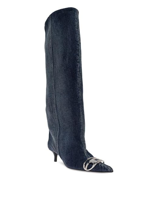 DIESEL Blue Solid Venus Boot
