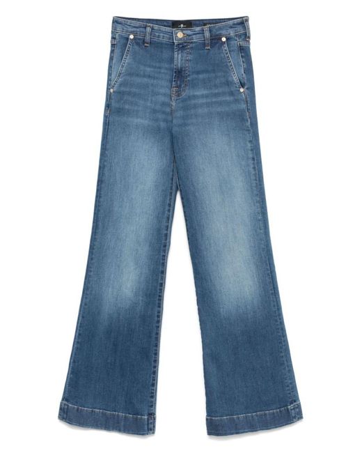 7 For All Mankind Blue Modern Dojo