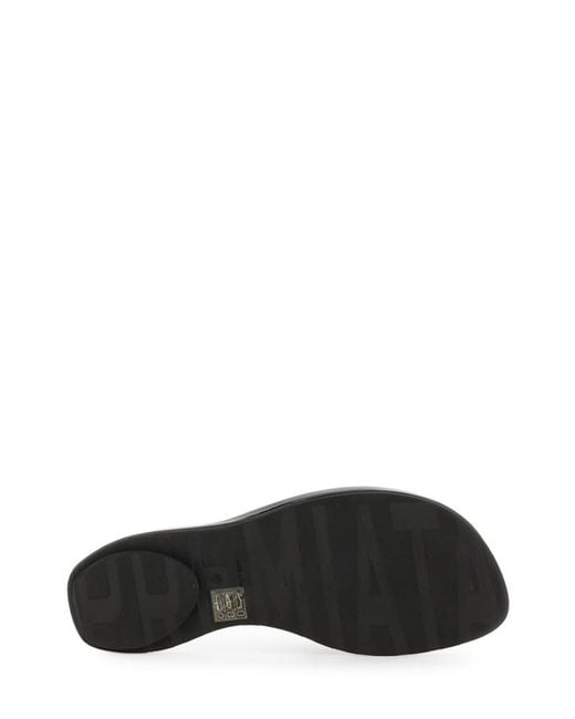 Premiata Black Logo Flats