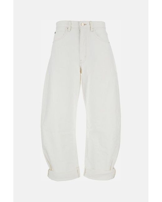 FRAME White Bubble Jeans