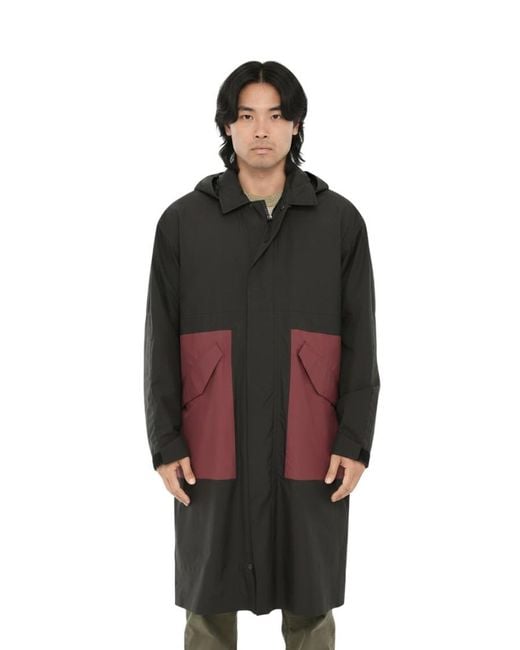 Woolrich Red Relaxed Solid Trench Coat for men