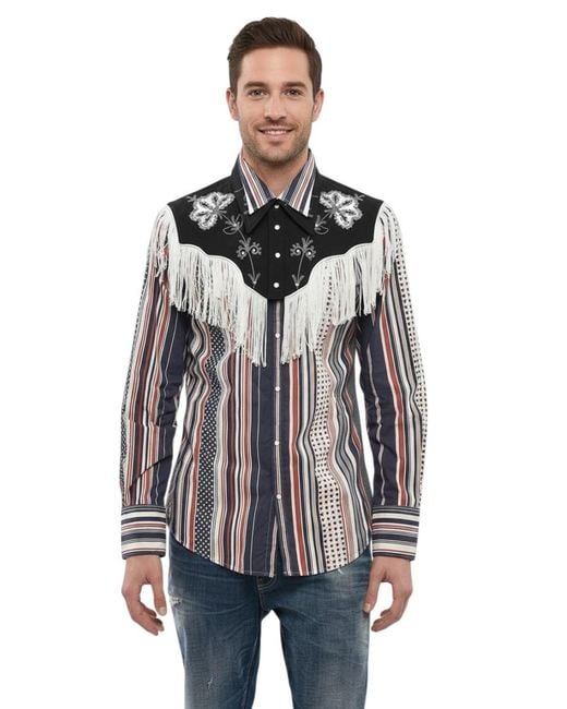 DSquared² Blue Regular Shirt for men