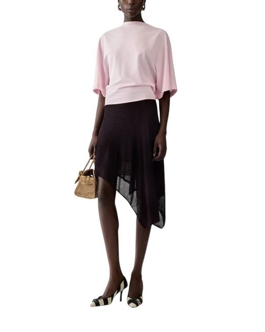 Jacquemus Pink Solid Round Neck T-Shirt