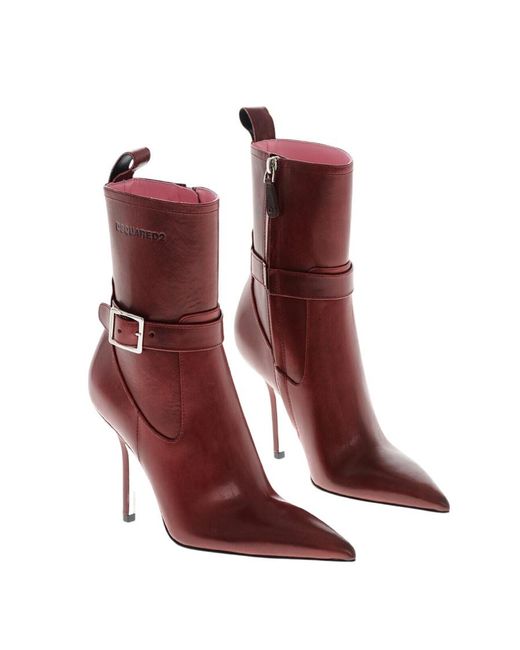 DSquared² Red Logo Boots