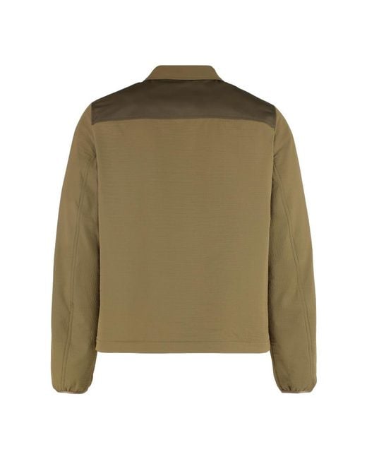 Moncler Green Regular Solid Shirt for men
