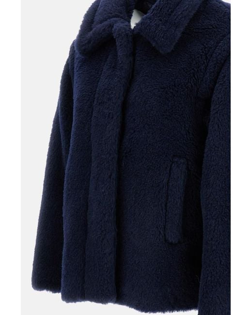 Max Mara Blue Wool Jacket