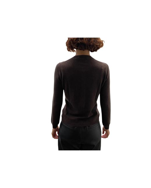 LA ROSE Black Cashmere Cardigan