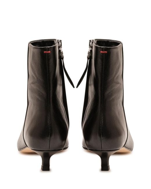 Aeyde Black Leather Sofie Boots