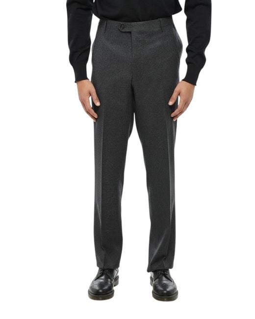Corneliani Black Regular Pants for men