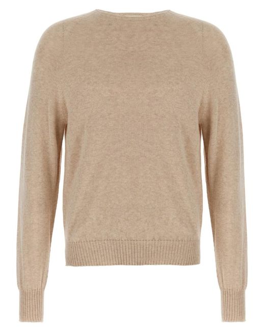 Ma'ry'ya Natural Cashmere Cotton Sweater for men