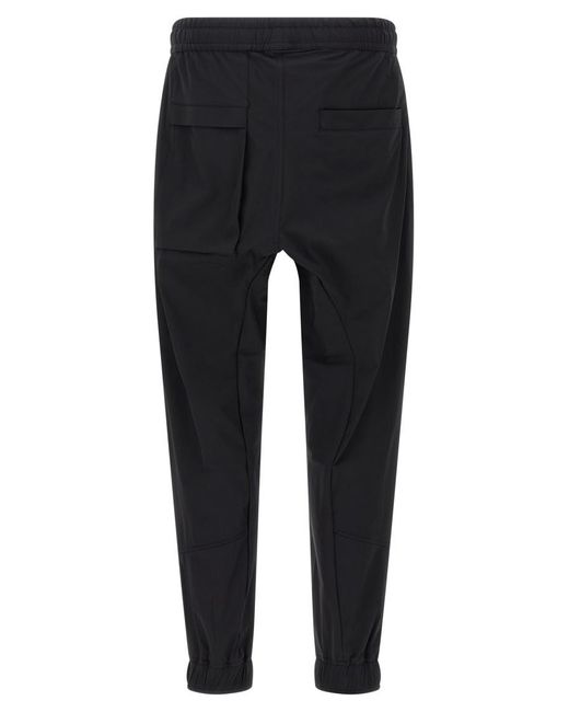 Thom Krom Black Technical Fabric Joggers for men