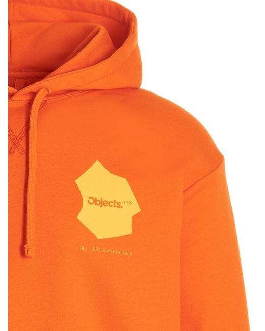Objects IV Life Orange Continuity Hoodie for men