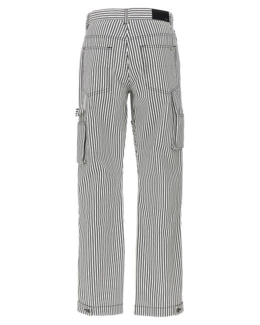 Amiri Gray Regular Cargos Pants for men