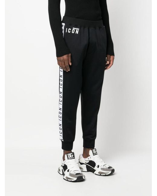 DSquared² Black Icon Joggers for men