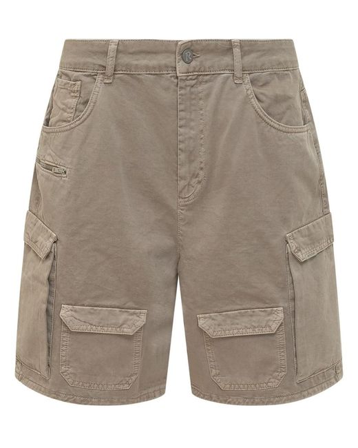 Represent Gray Solid Shorts for men