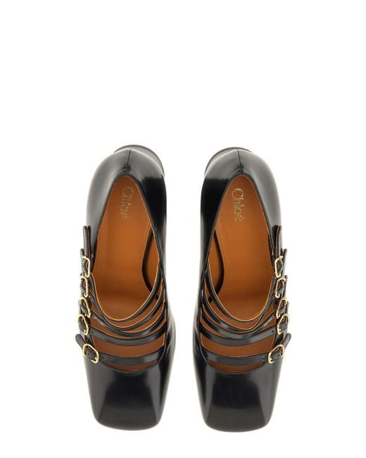 Chloé Black Janis Pumps