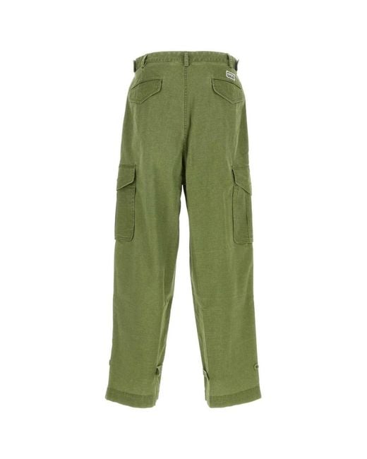 KENZO Green Pants for men